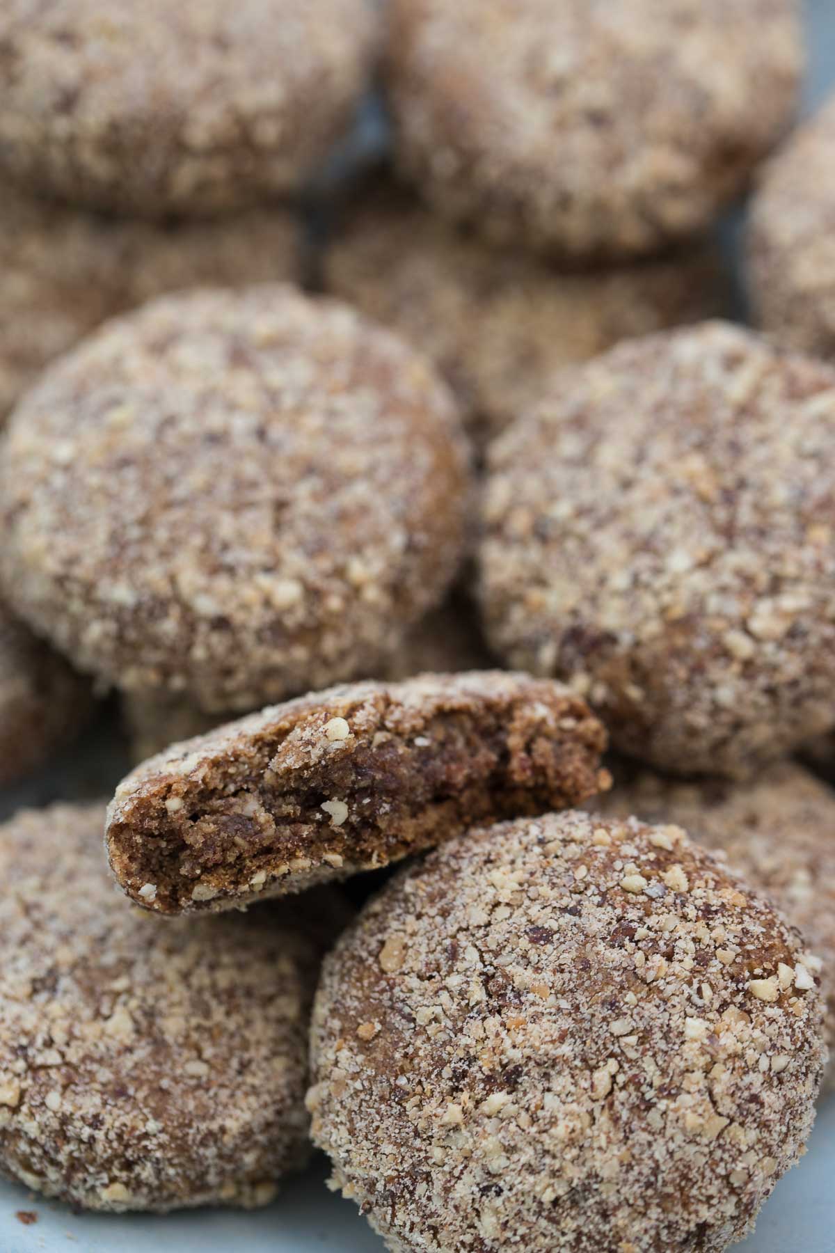 Almond-Tahini-Date Cookies