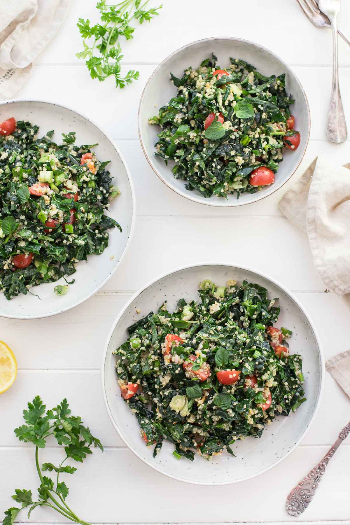 Kale Tabbouleh with Quinoa