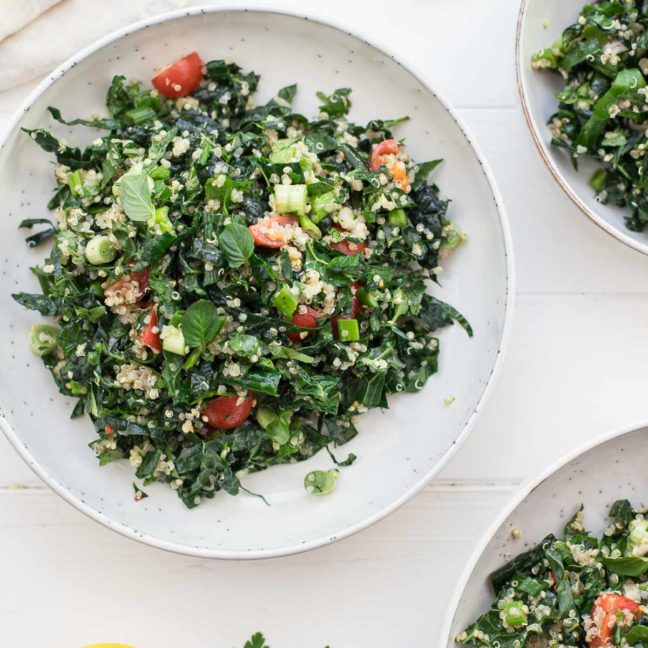 Kale Tabbouleh with Quinoa