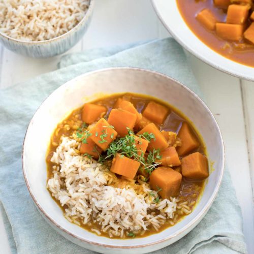 Sweet Potato Red Curry with Turmeric & Lime | Recipe | Elle Republic