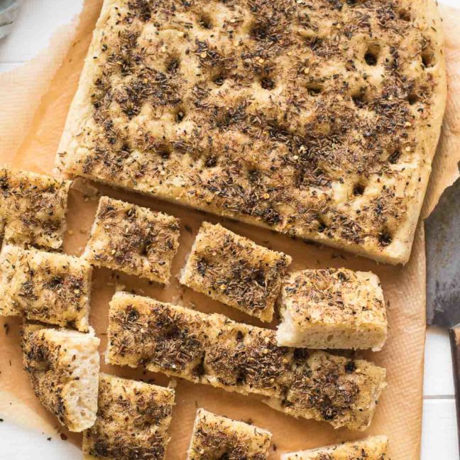 Orientalisches Focaccia (Fladenbrot), Selbstgemachtes Fladenbrot Rezept