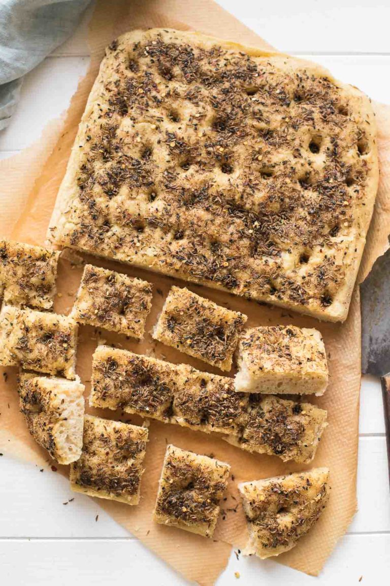 Orientalisches Focaccia (Fladenbrot), Selbstgemachtes Fladenbrot Rezept