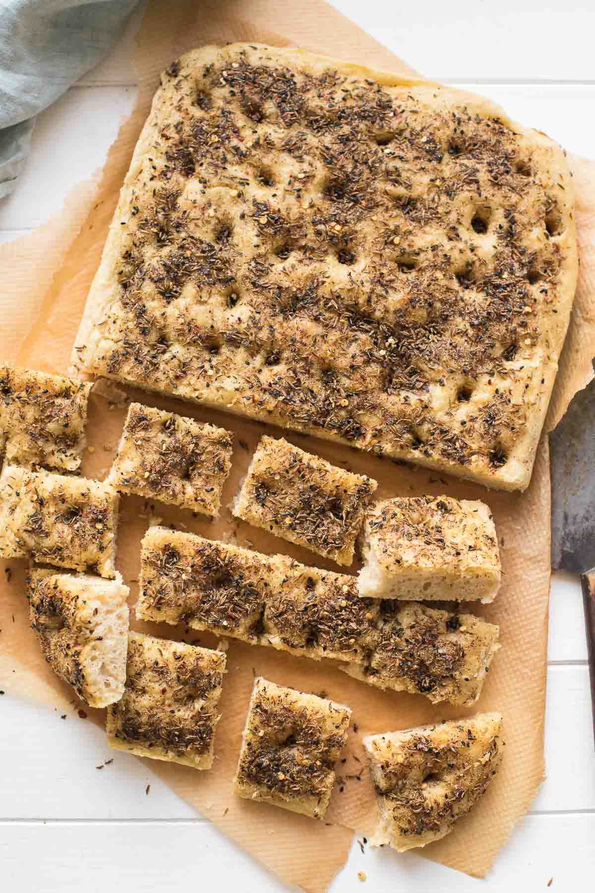 Orientalisches Focaccia (Fladenbrot) Rezept | Elle Republic