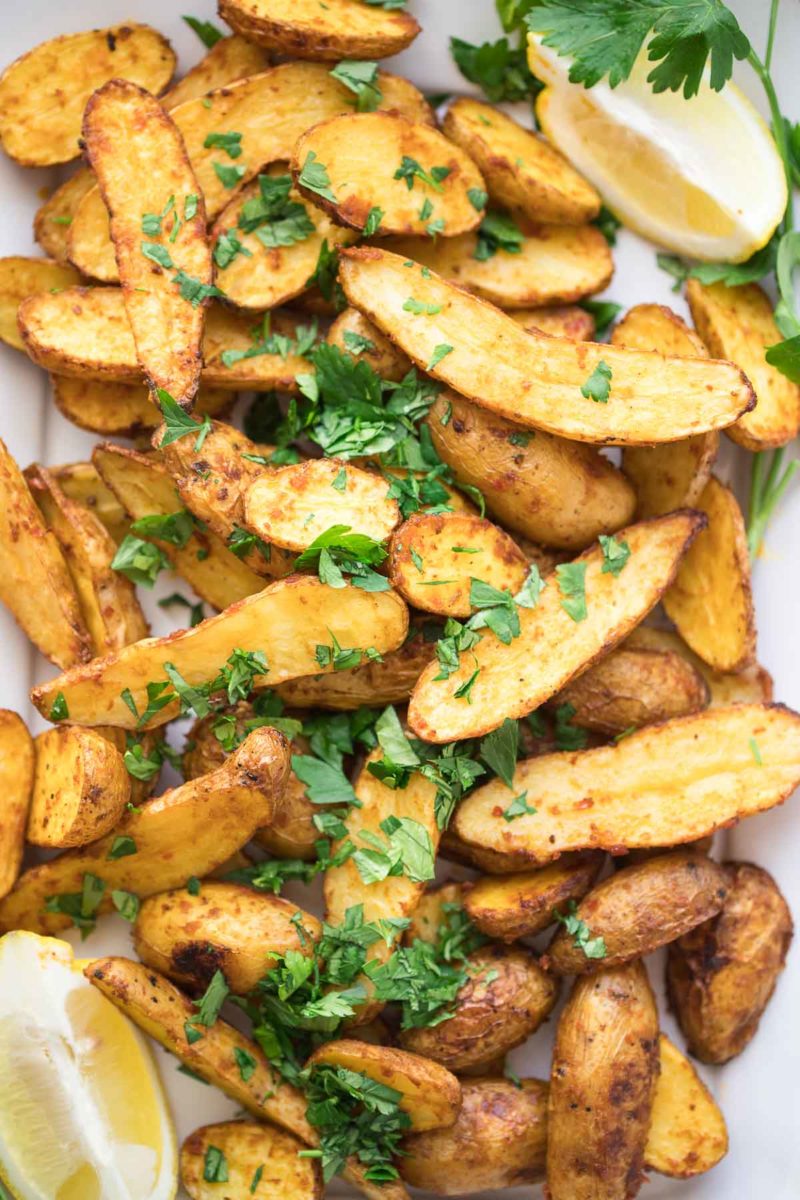 Harissa Potatoes - Roasted In The Oven 