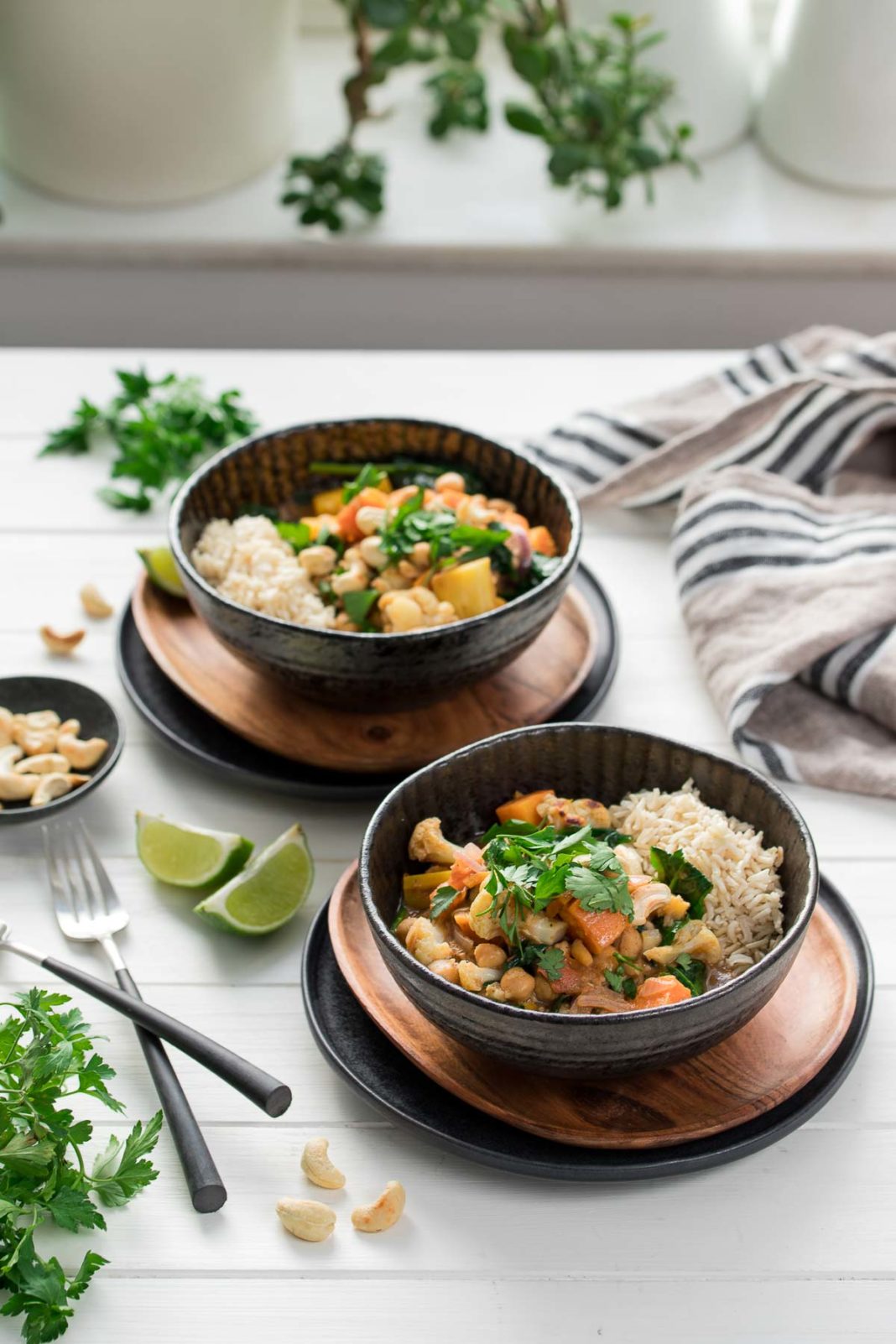 Indisches Korma Curry mit Kokosmilch und Kichererbsen | Elle Republic