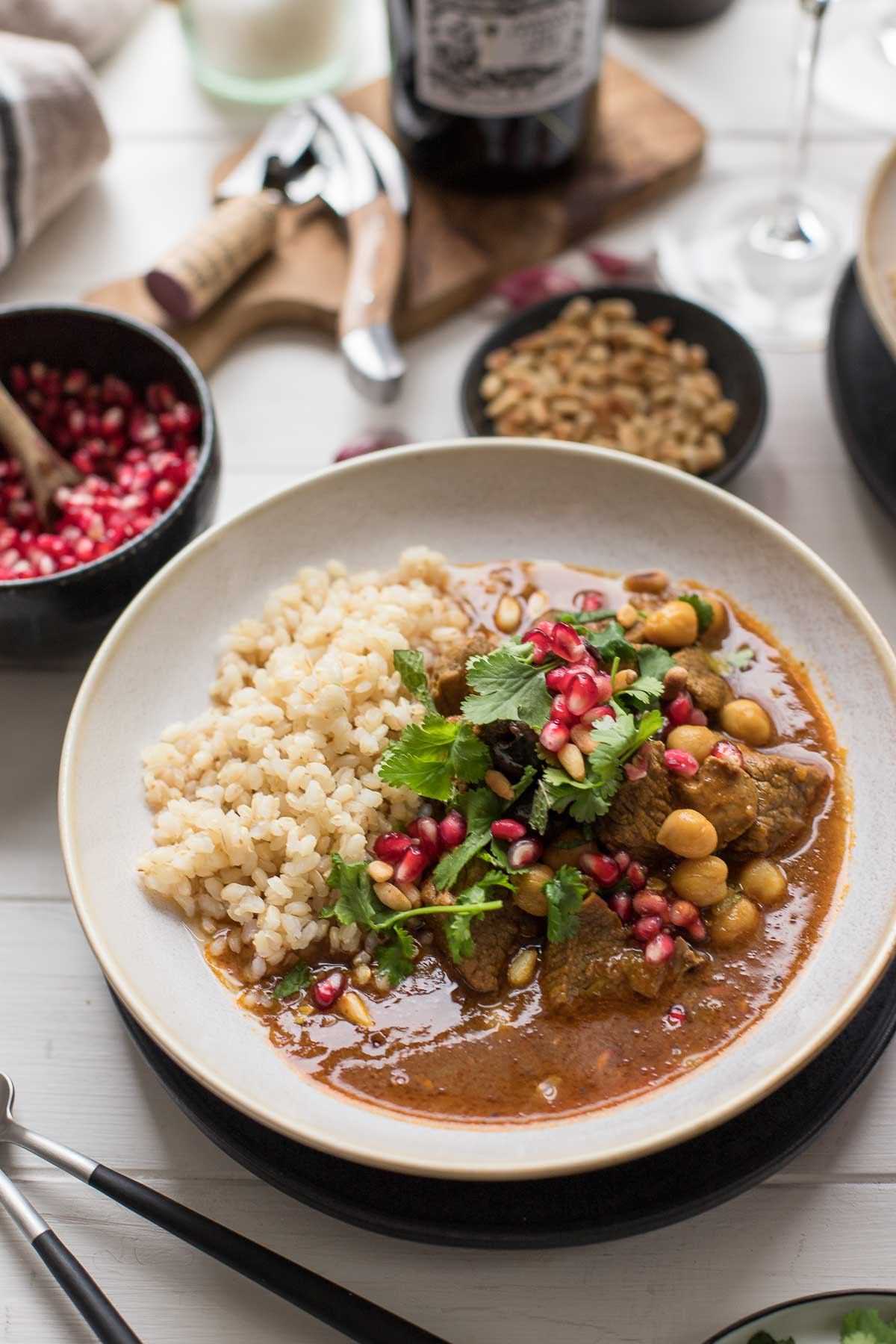 Middle Eastern Lamb Stew With Chickpeas Recipe Elle Republic