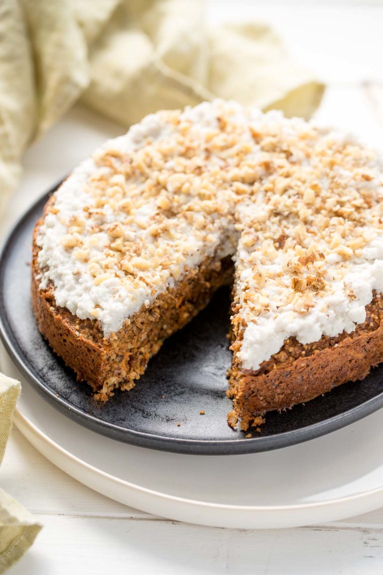 Carrot Cake (gluten-free & sugar-free)
