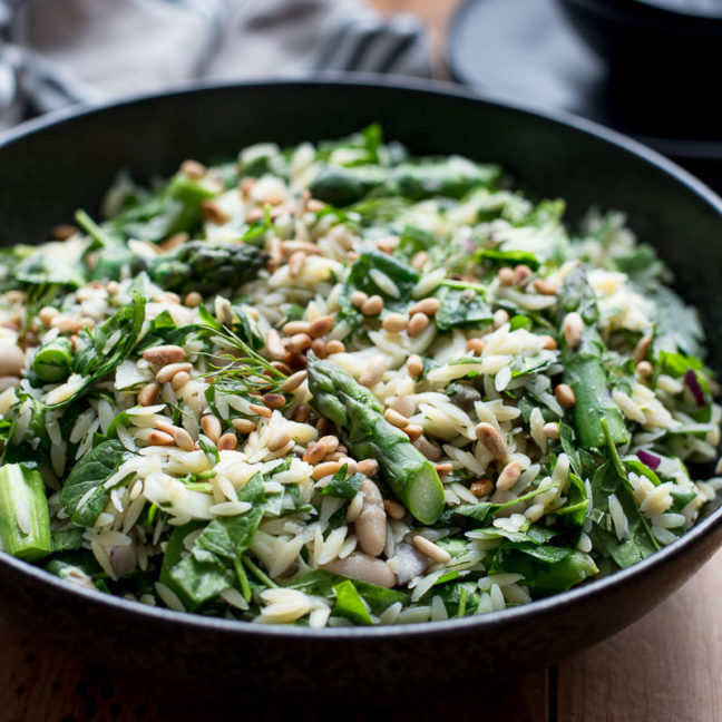 Orzo-Salat mit Spargel | Reisnudel-Rezept | Elle Republic Orzo-Salat mit Spargel | Reisnudel-Rezept | Elle Republic