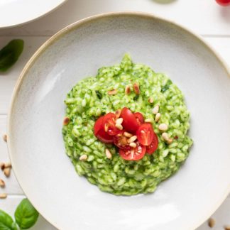 Spinach Risotto with Fresh Herbs