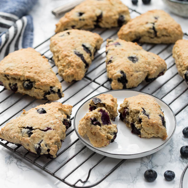 Blaubeer Scones | Einfaches Rezept | Elle Republic Blaubeer Scones | Einfaches Rezept | Elle Republic