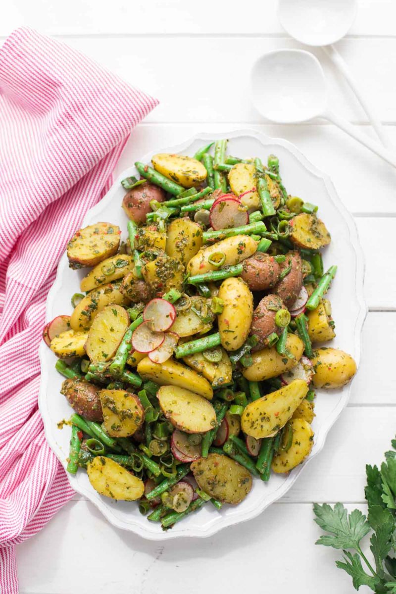 Chimichurri Potato Salad with Green Beans | Recipe | Elle Republic