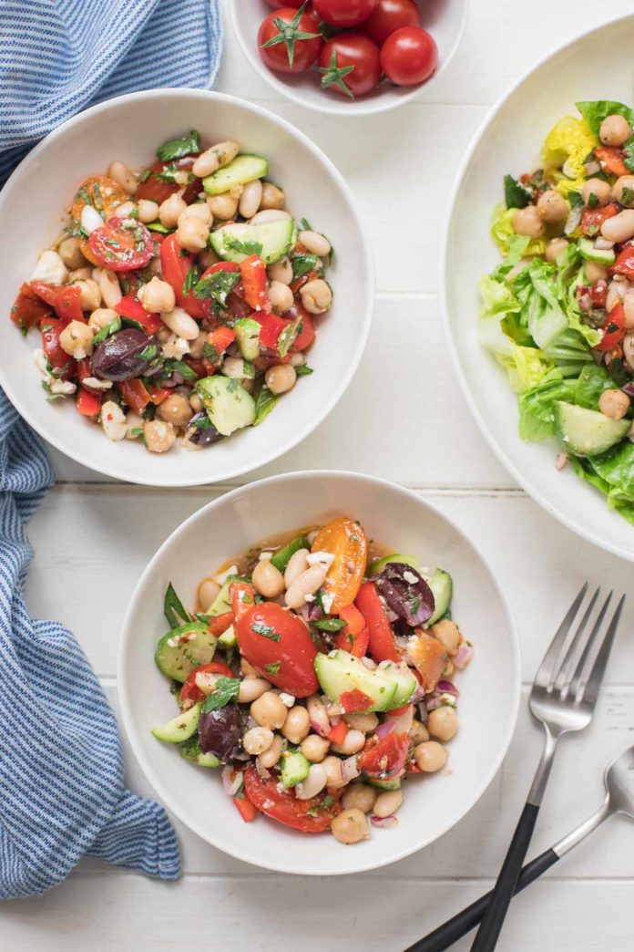 Mediterraner Bohnensalat | Rezept | einfach &amp; schnell | Elle Republic