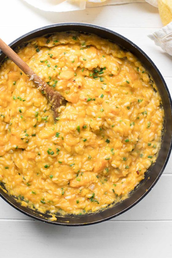 Kürbis-Risotto mit Butternut-Kürbis und Ingwer | Rezept | Elle Republic