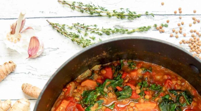 Herbst-Rezepte, Linsensuppe mit Grünkohl