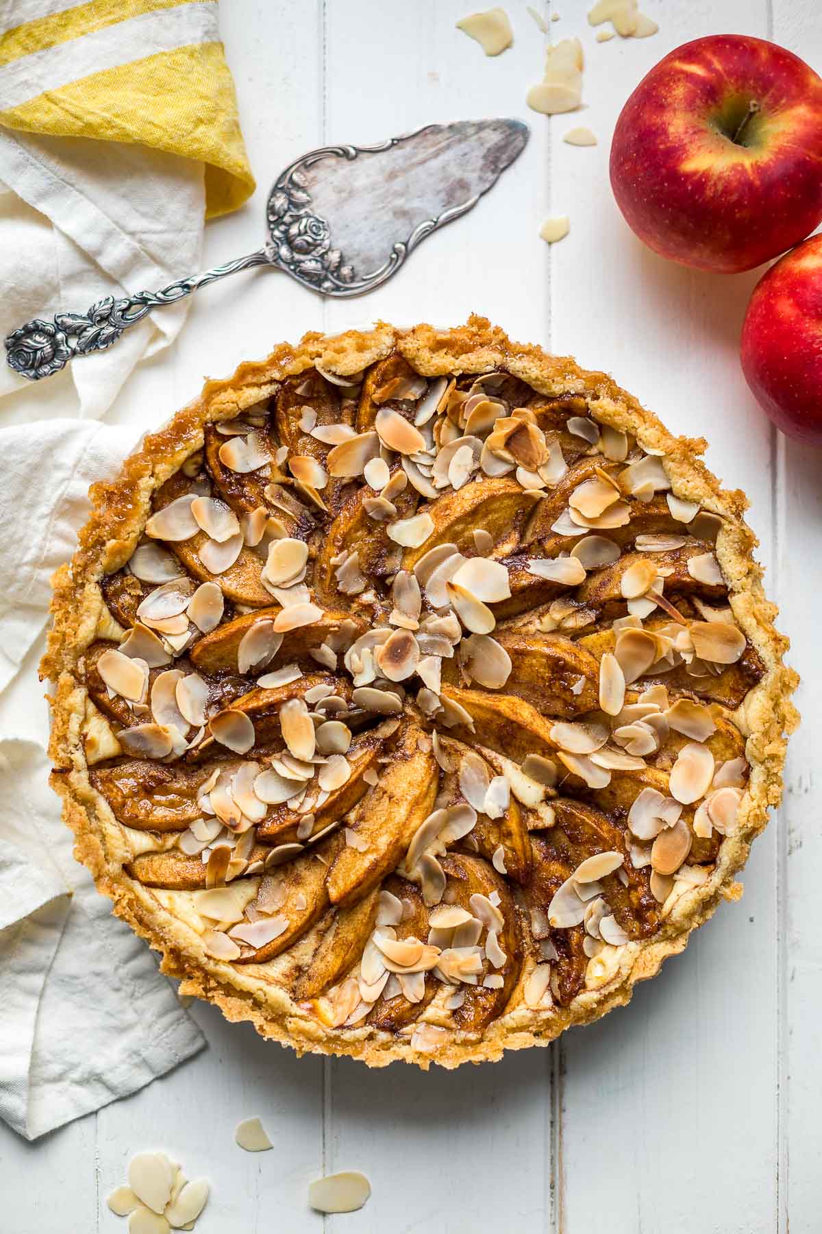 Apfel Quark Kuchen Mit Murbeteig Boden Rezept Elle Republic