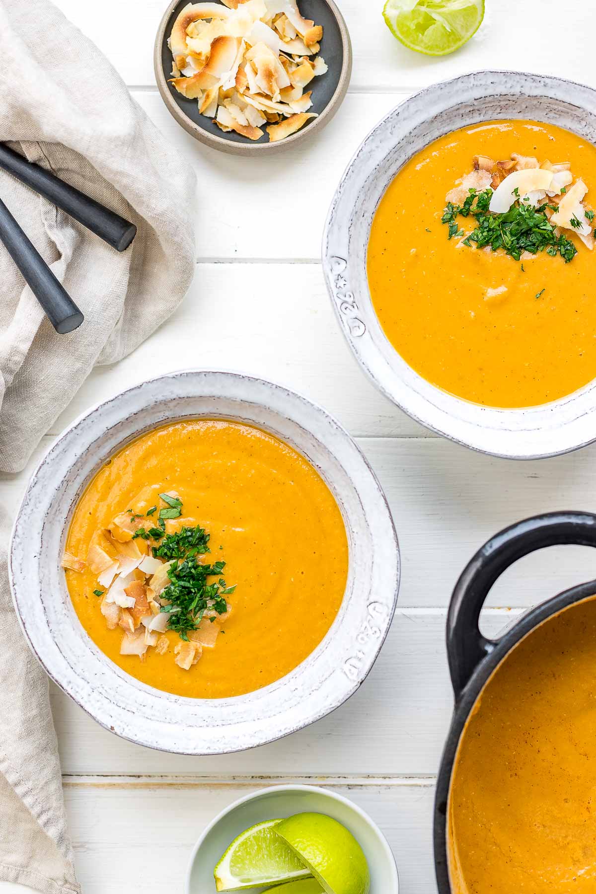 Curry Coconut Lentil Soup With Sweet Potato Recipe Elle Republic