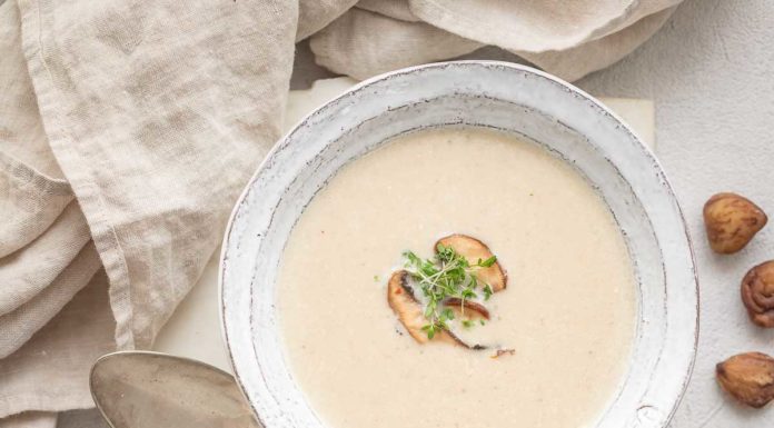 Maronensuppe Rezept als Vorspeise im Weihnachtsmenü