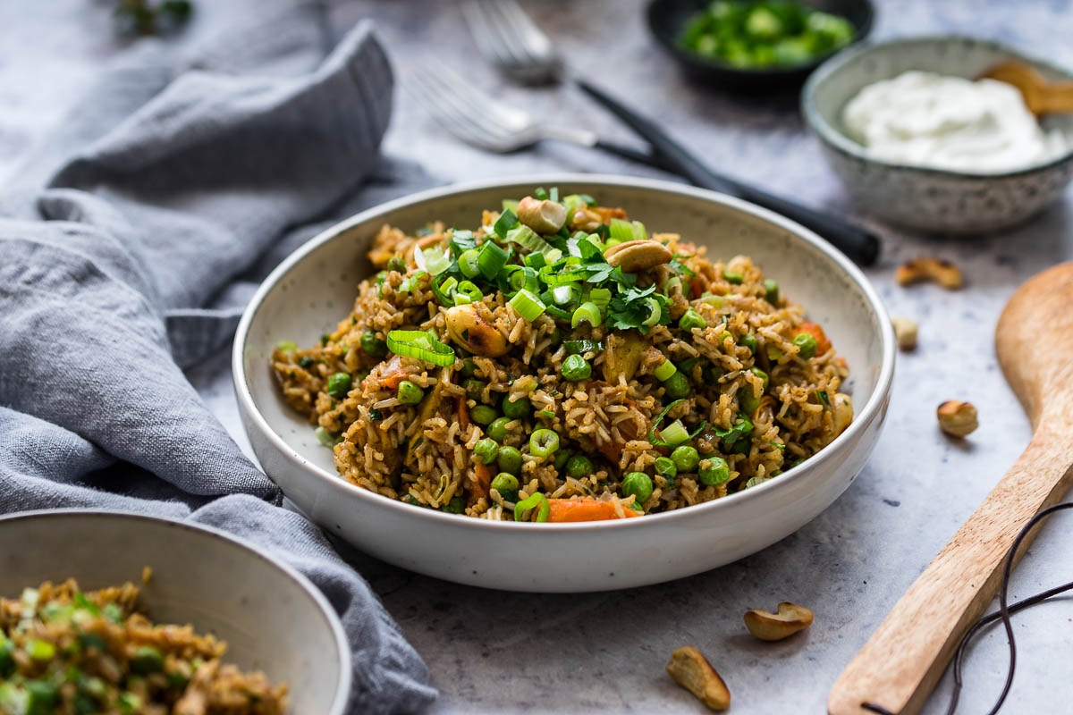 Curry Reis Mit Gemuse Indischer Gewurzreis Rezept Elle Republic