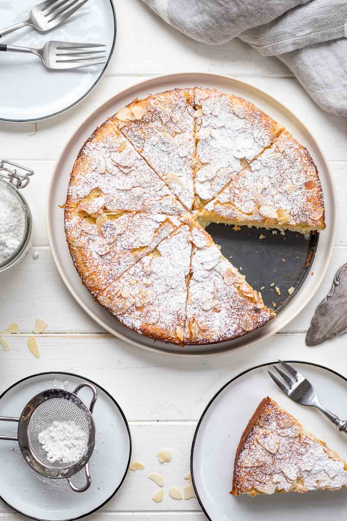 Mandelkuchen Mit Ricotta Und Zitrone Ohne Mehl Rezept Elle Republic