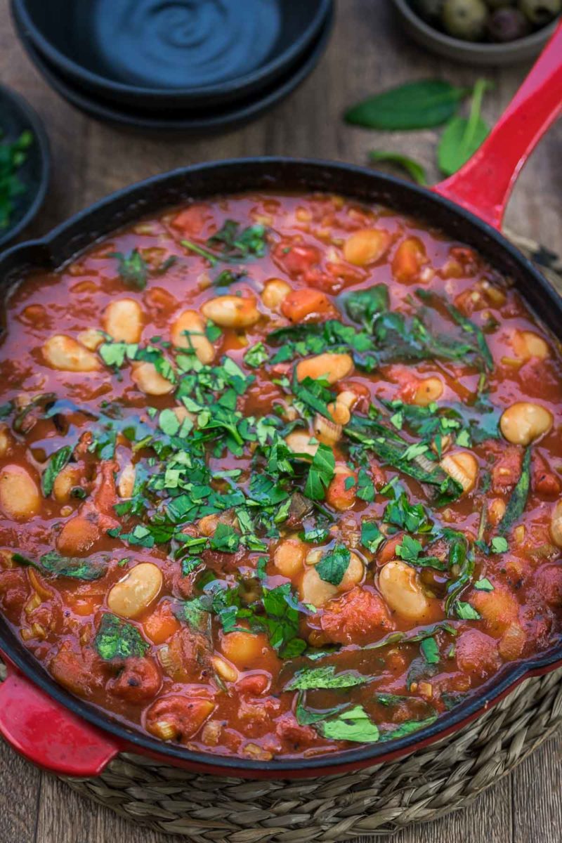 Weiße Bohnen in Tomatensoße Rezept Elle Republic