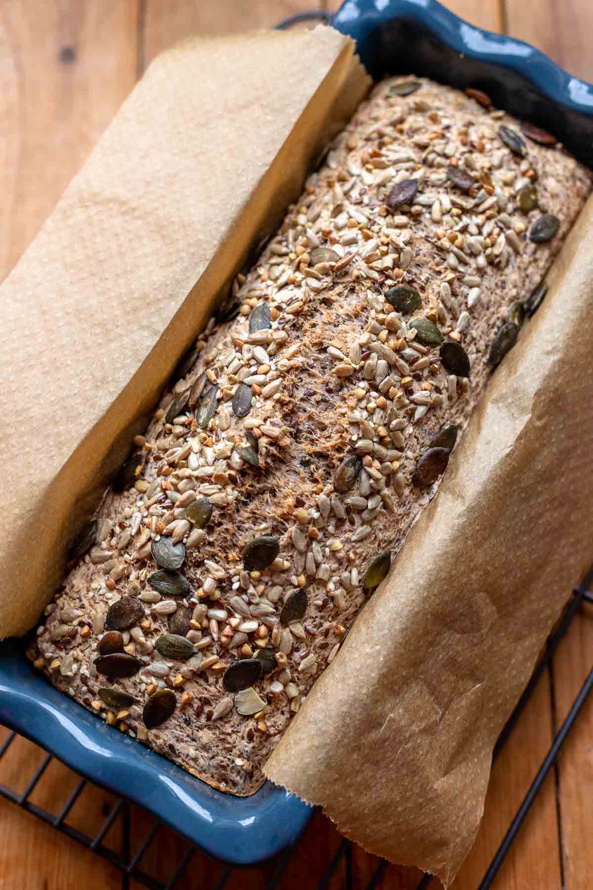 Simple Buckwheat Bread Recipe (vegan sem glúten)