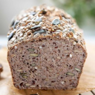 Einfaches Buchweizenbrot Rezept (glutenfrei vegan)