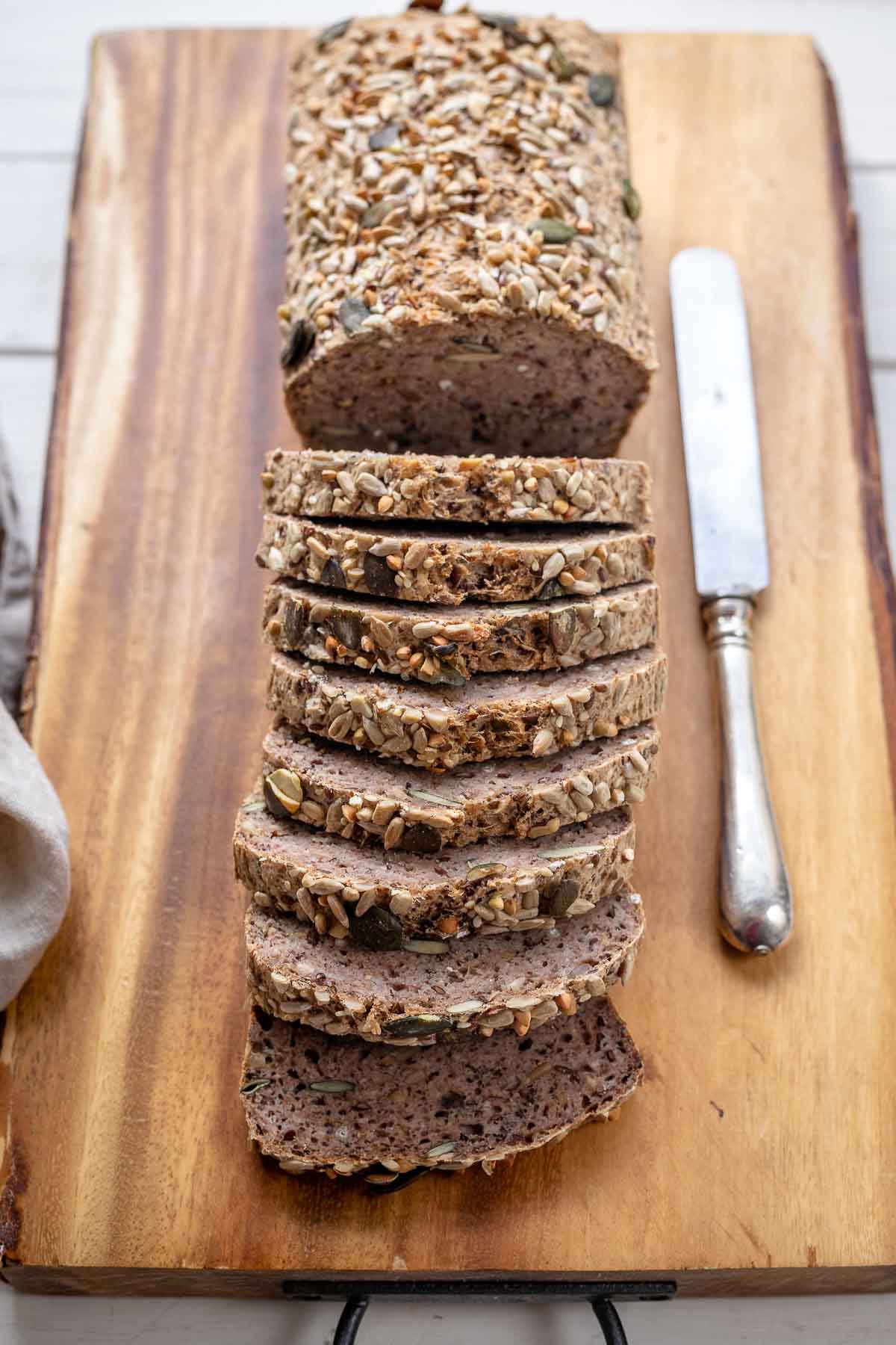 Einfaches Buchweizenbrot-Rezept (glutenfrei-vegan)