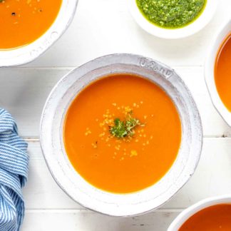 Tomatensuppe rezept - leicht cremig, fruchtig und einfach zu machen