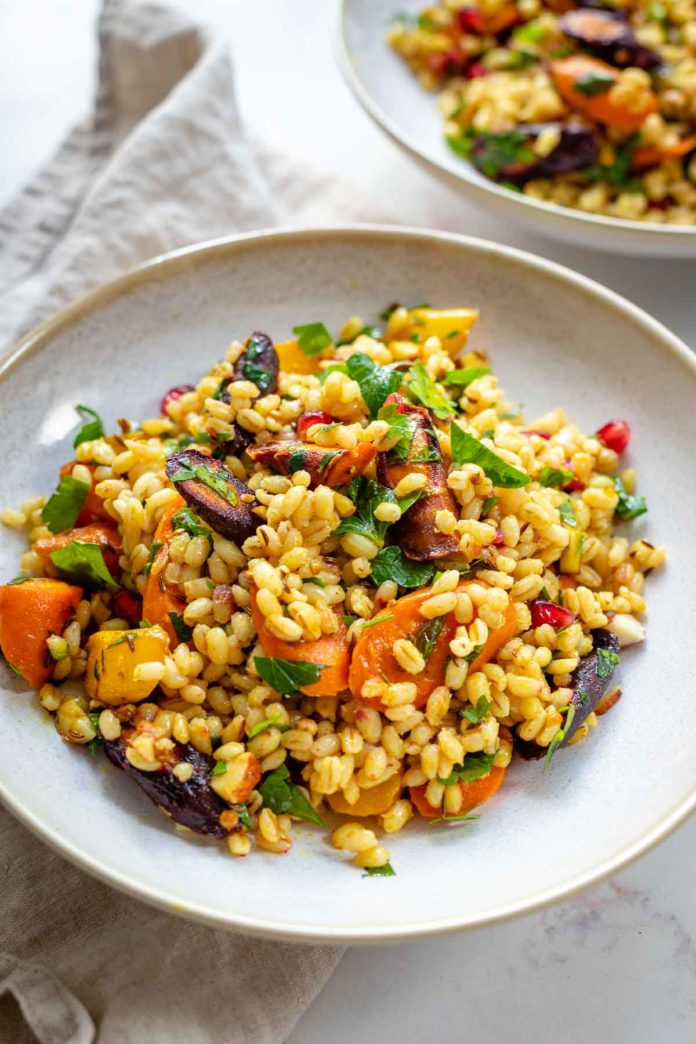 Barley Salad With Roasted Carrots | Recipe | Elle Republic