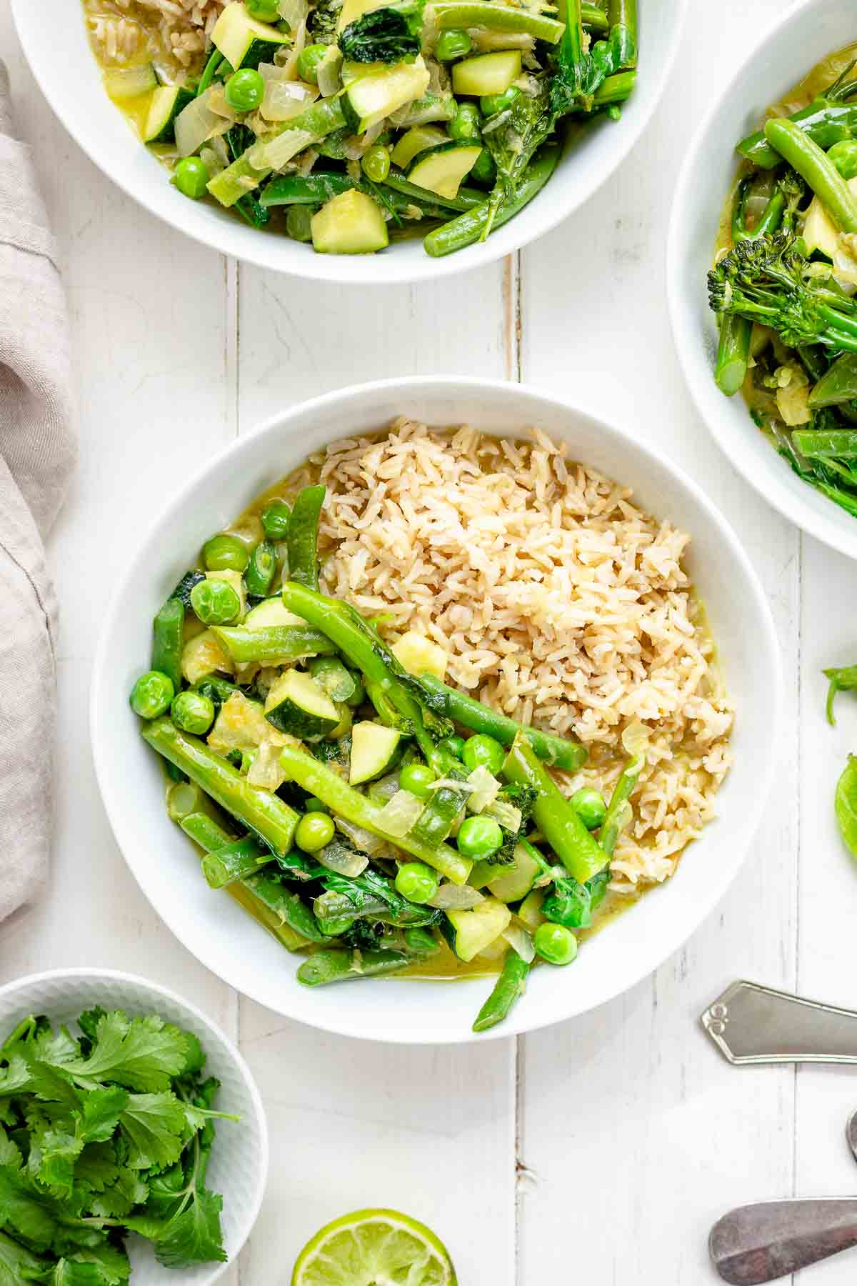 Easy Thai Green Curry With Spring Vegetables Recipe Elle Republic