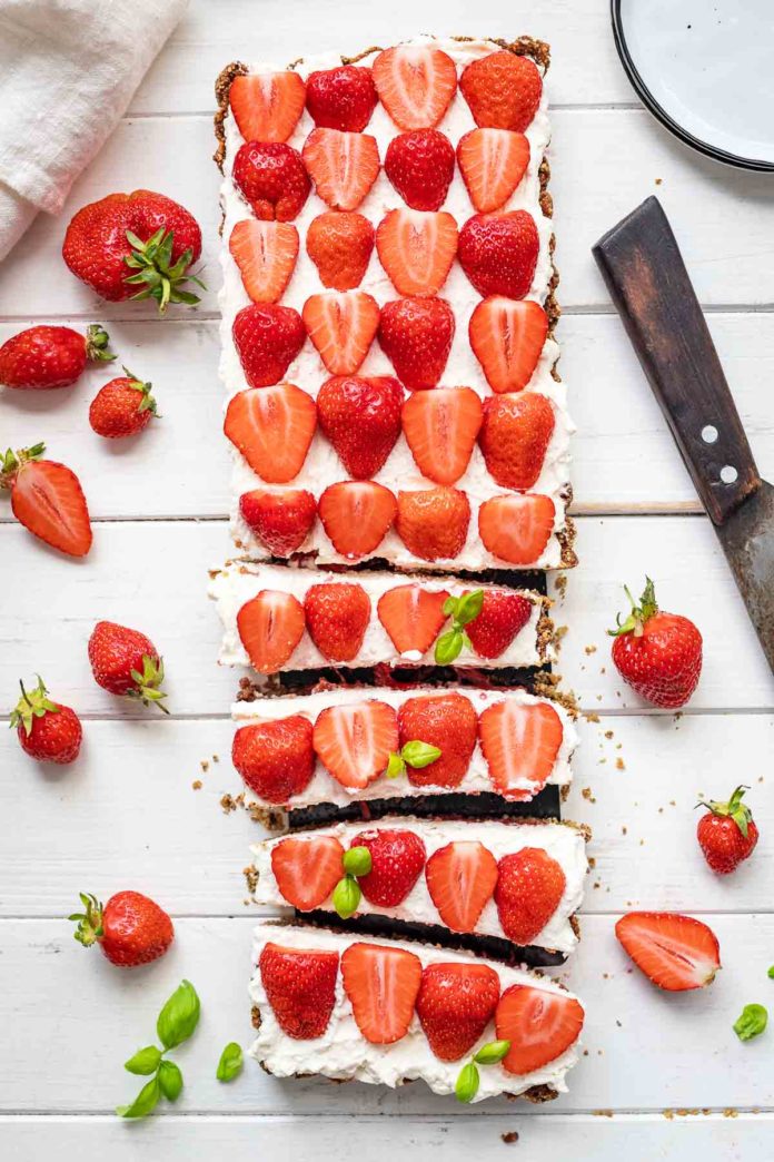 Erdbeer-Tarte mit Mascarpone-Creme (glutenfrei)