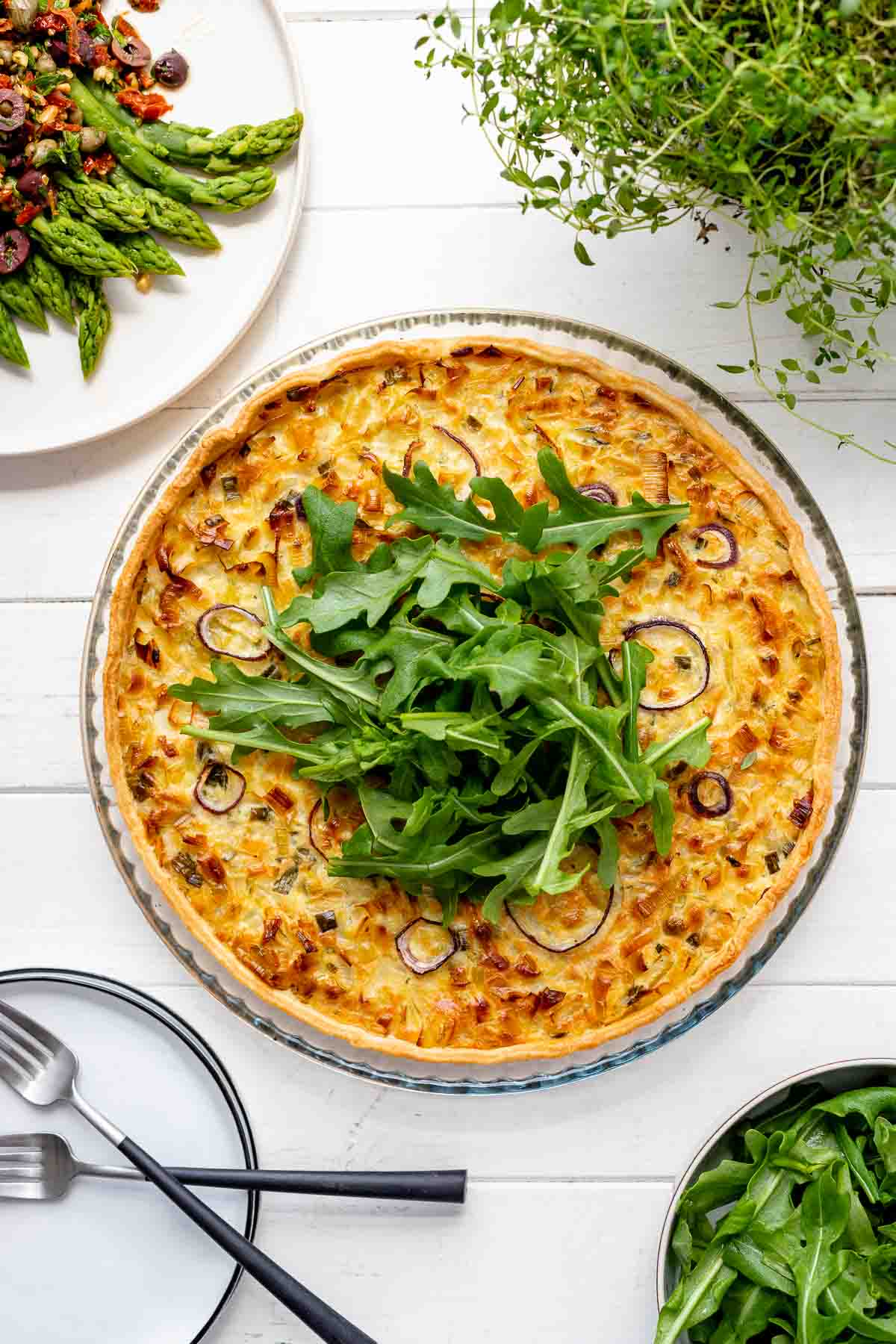 Classic Caramelised Onion Tart Zwiebelkuchen Recipe Elle Republic