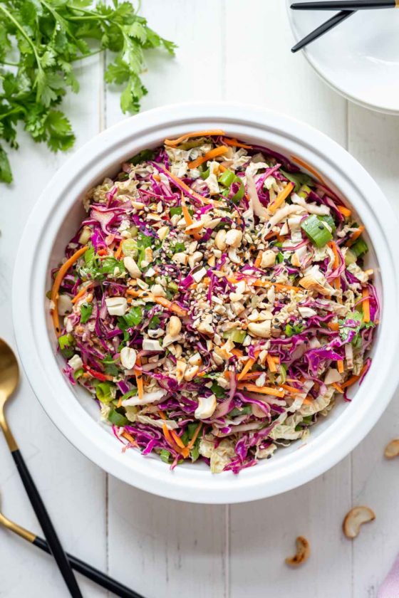 Asian Coleslaw Quick & Simple Recipe Elle Republic