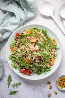 Quinoa Salad with Za’atar, Herbs & Pistachio | Recipe | Elle Republic