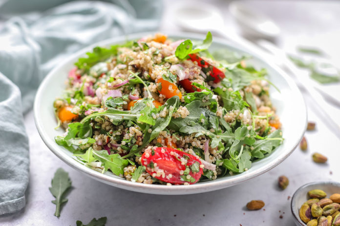 Quinoa Salad with Za’atar, Herbs & Pistachio | Recipe | Elle Republic