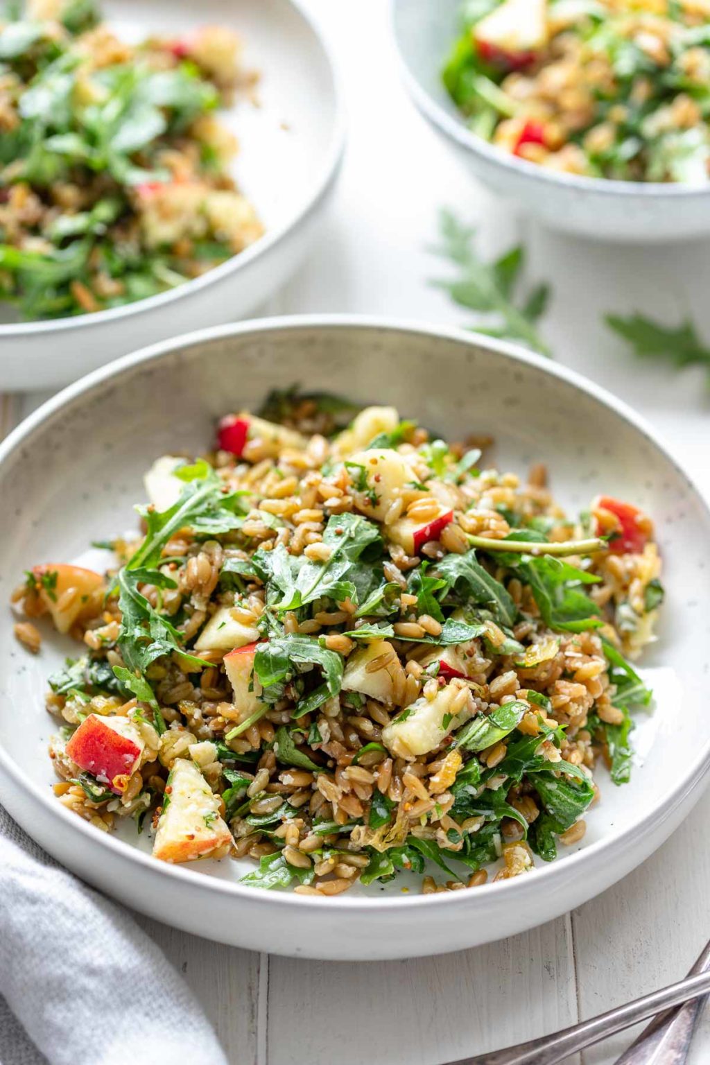 Grünkern Salad with Apple &amp; Parmesan | Recipe | Elle Republic