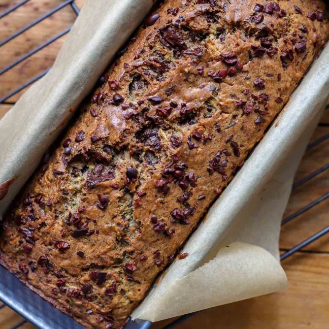 Zucchinikuchen Rezept mit Schokolade