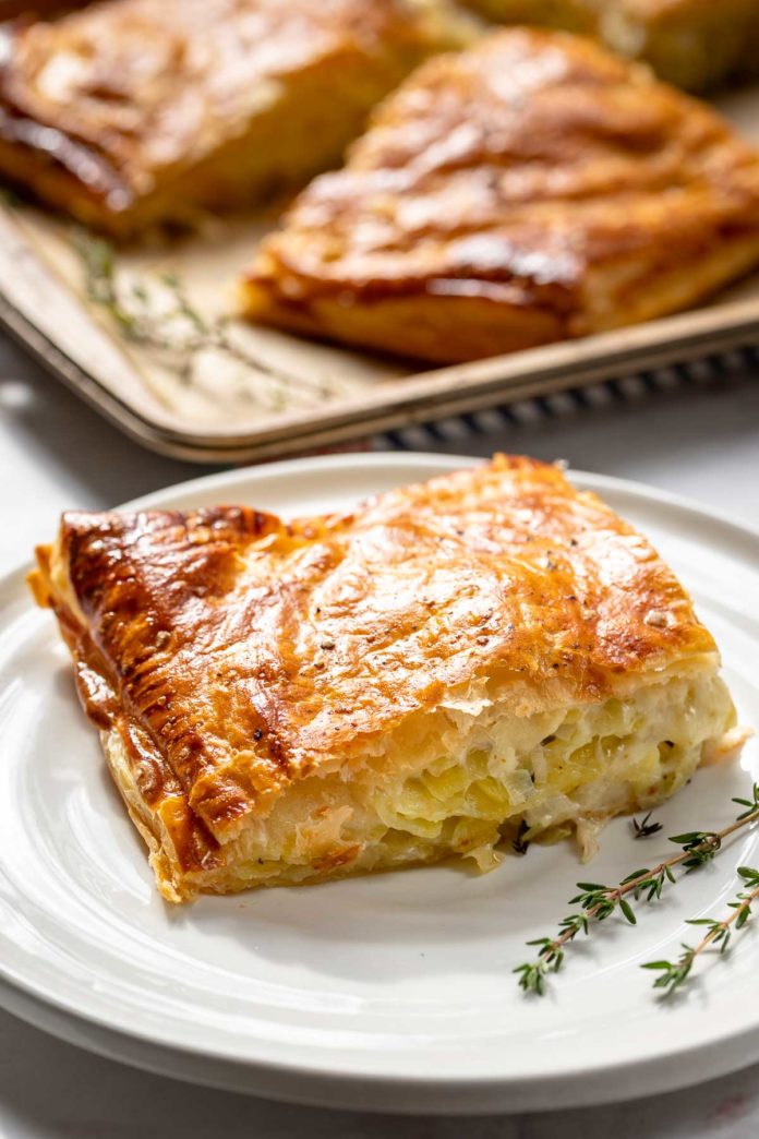 Potato Pie with Leeks & Gruyere | Recipe | Elle Republic