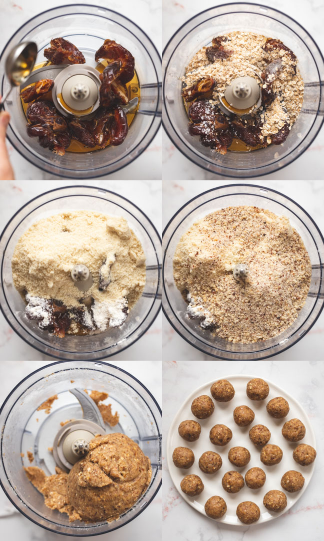 Energy Bliss Balls Recipe Steps