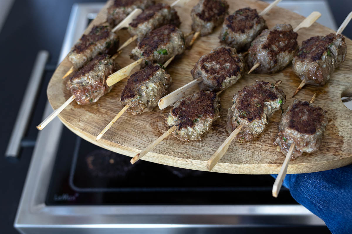 Lamm Koftka (ELAG LeMax Glaskeramik Tisch Grill Rezept)