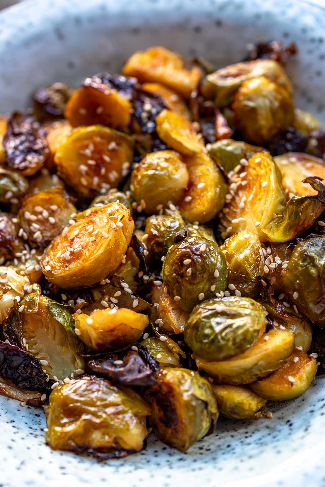 Maple Sriracha Brussels Sprouts