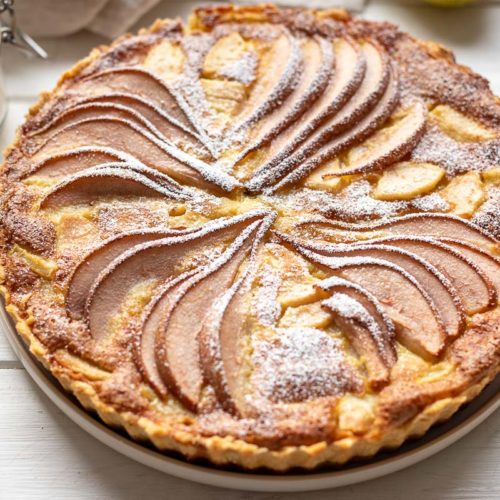 Oma's Traditional Pear Tart | Simple Recipe | Elle Republic