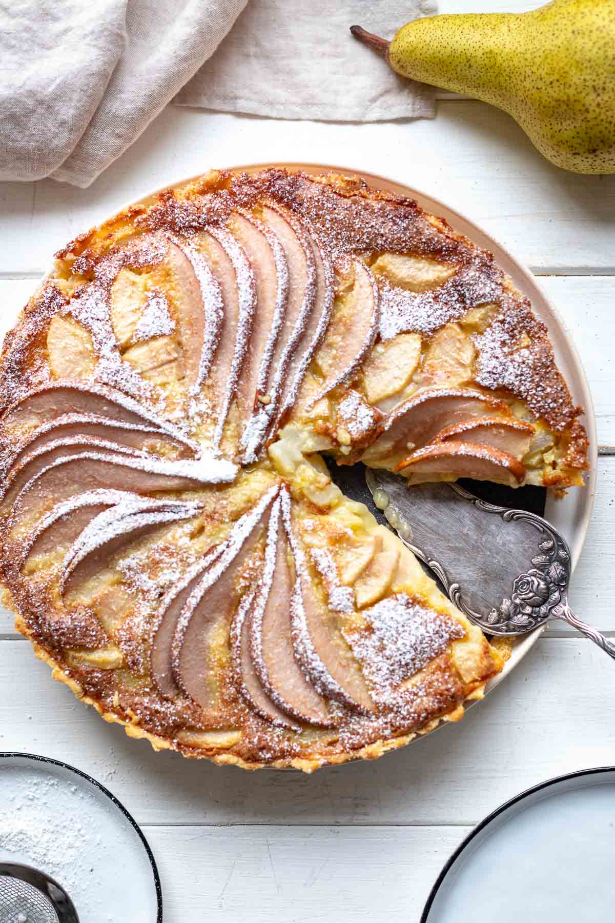 Omas Birnen-Tarte (Birnenkuchen Rezept)