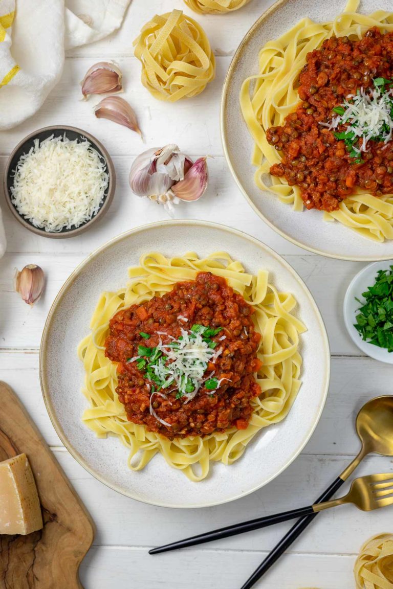 Bolognese mit Linsen und Salsiccia Rezept