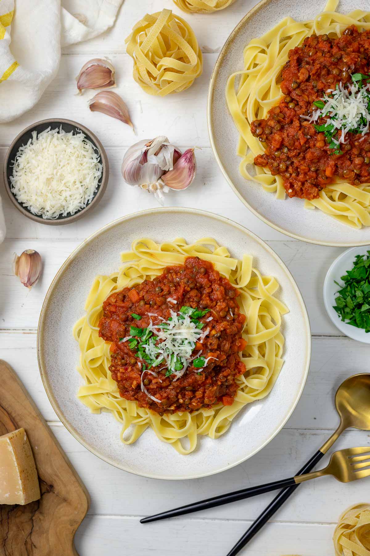 Bolognese with Lentils and Salsiccia