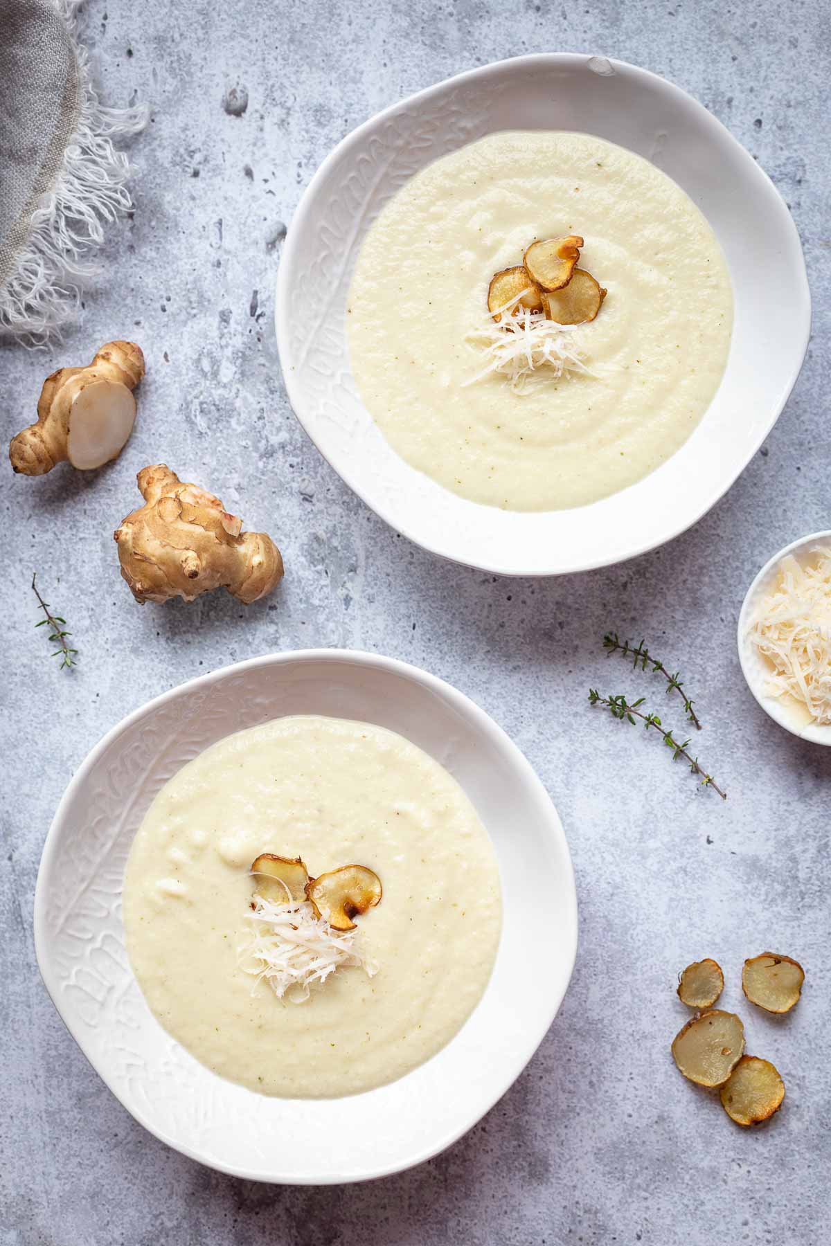 Creamy Jerusalem Artichoke Soup