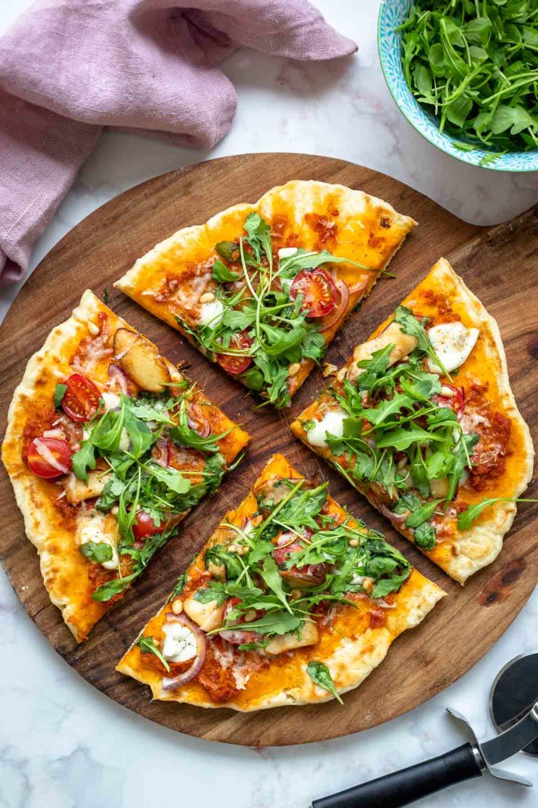 Pizzateig für dünne knusprige Pizza vom Grill