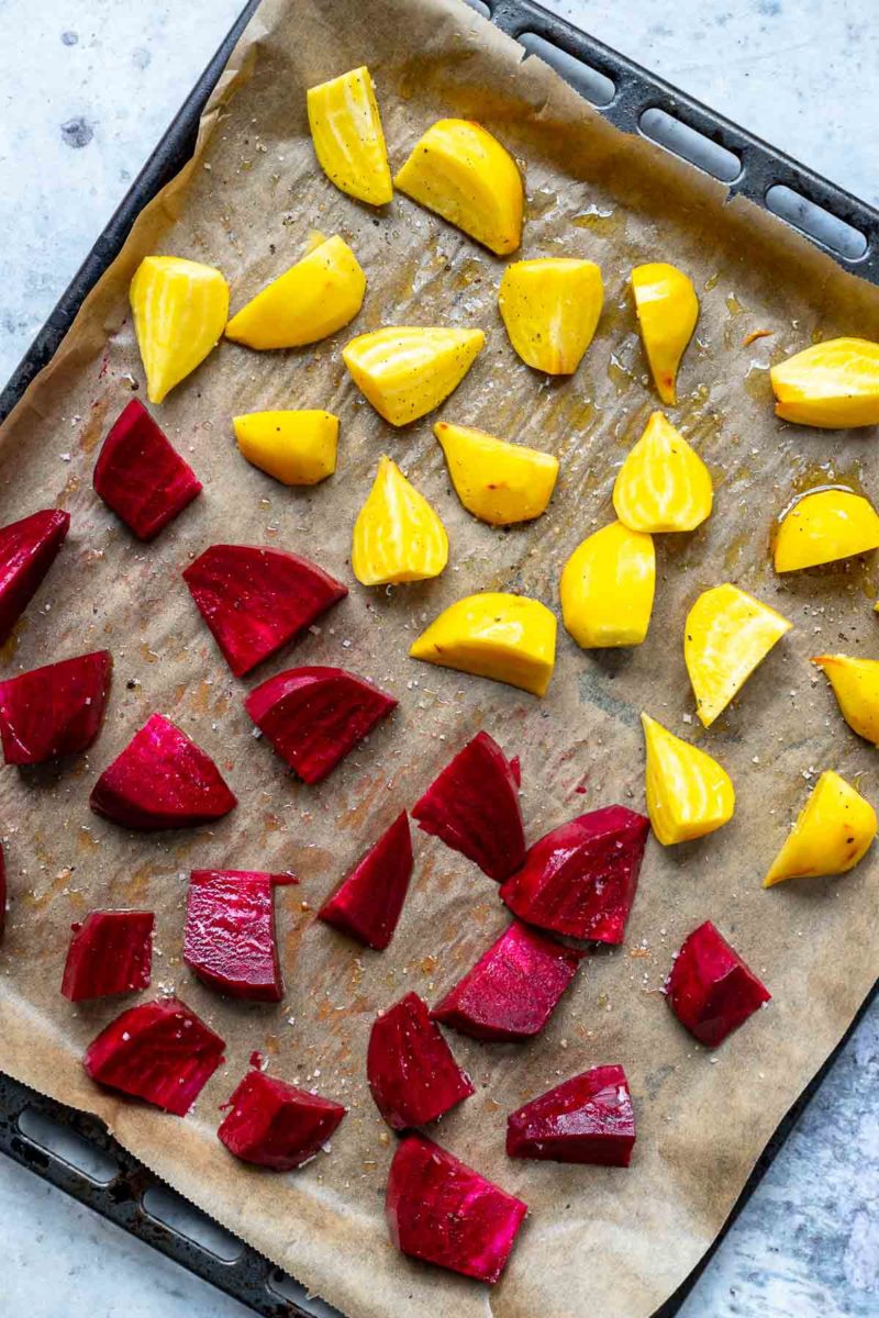 Rote Bete-Linsensalat mit Dijon-Balsamico-Vinaigrette | Elle Republic