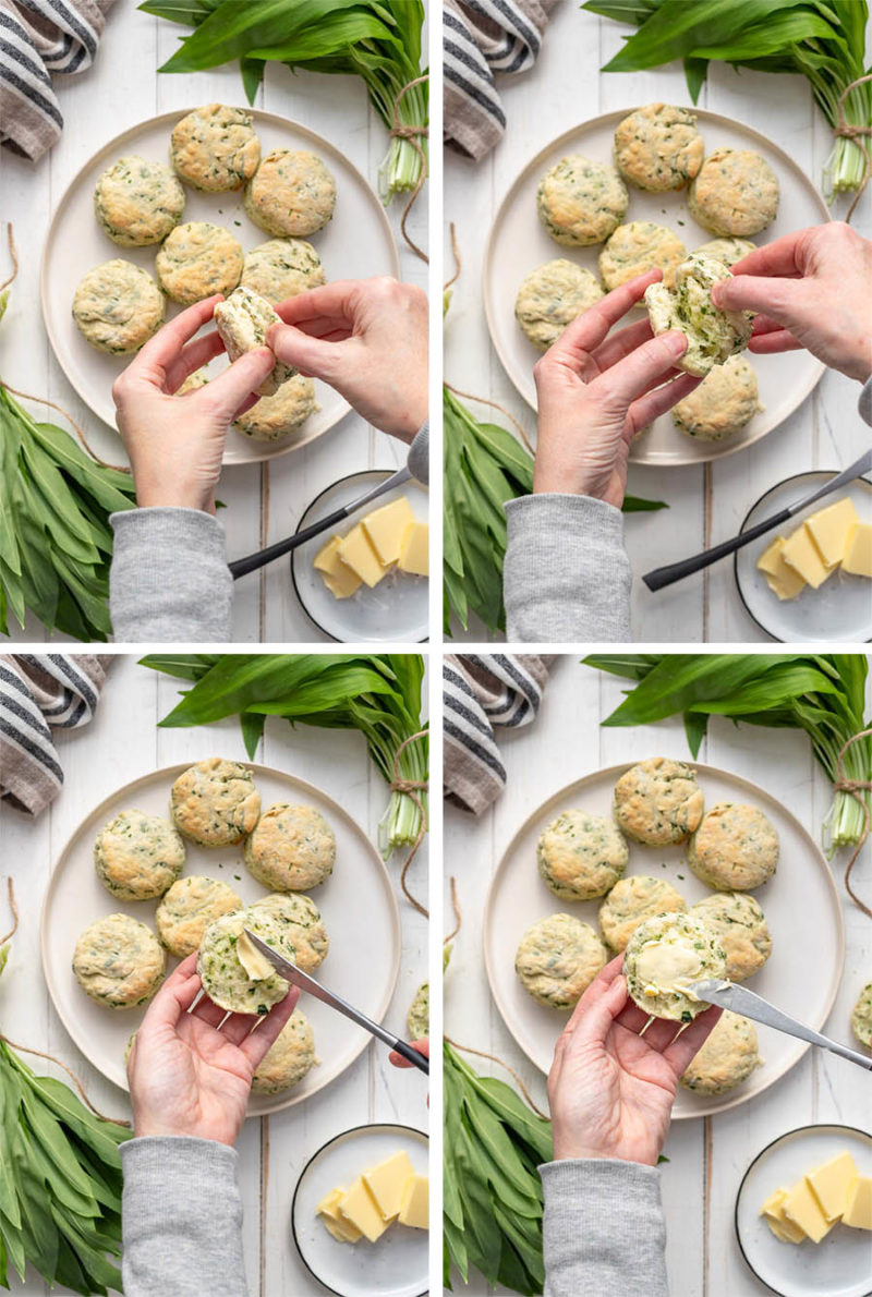 Buttermilch Biscuits mit Bärlauch | Rezept | Elle Republic