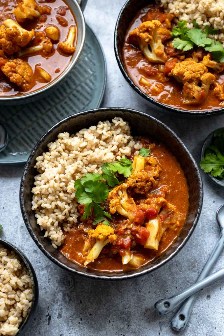 Blumenkohl Curry (Indisches Gobi Butter Masala)